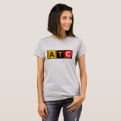 Maak je eigen luchthavenstartbaan T-shirt (Voorkant volledig)