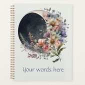 Maak Je Eigen Maanbloem Halve Maan Planner (Voorkant)