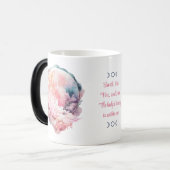 Maak Je Eigen Maangeliefdesmagie Wazige Roze Maan Magische Mok (Voorkant links)