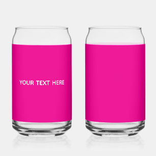 Maak Je Eigen Magenta Uitnodigingskaart Blikvorm Glas