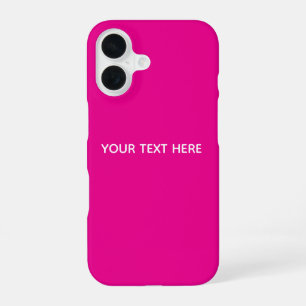 Maak Je Eigen Magenta Uitnodigingskaart iPhone 16 Hoesje