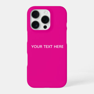 Maak Je Eigen Magenta Uitnodigingskaart iPhone 16 Pro Hoesje