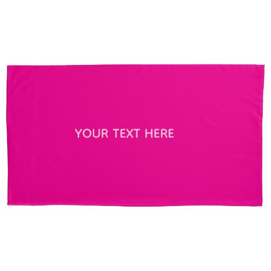 Maak Je Eigen Magenta Uitnodigingskaart Kussensloop (Voorkant-Links)