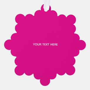 Maak Je Eigen Magenta Uitnodigingskaart Ornament Kaart