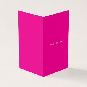 Maak Je Eigen Magenta Uitnodigingskaart Visitekaartje