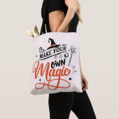 Maak je eigen Magic Witches Pet Roze Halloween Tote Bag (Dichtbij)