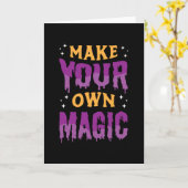 Maak je eigen Magie Kaart (Gele Bloem)