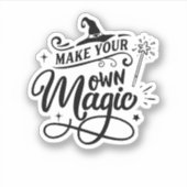 Maak je eigen magie sticker (Voorkant)