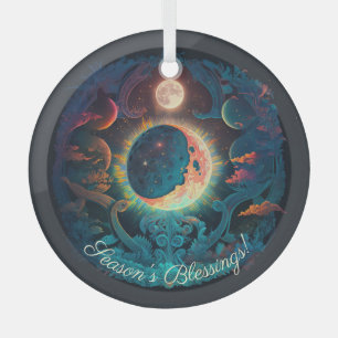 Maak je eigen magische blauwe maan glas ornament