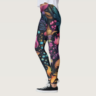 Maak Je Eigen Magische Bloemen Kleurrijke Bloemen Leggings