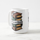 Maak Je Eigen Magische Boeken van Magie Koffiemok (Voorkant links)