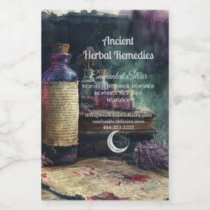 Maak Je Eigen Magische Elixir Flessen Apotheek Wijn Etiket