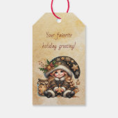 Maak Je Eigen Magische Kerst Dwerg Koekjes Cadeaulabel (Achterkant)