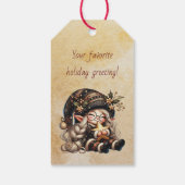Maak je eigen magische Kerstgnome Ster Cadeaulabel (Achterkant)