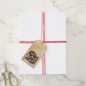 Maak Je Eigen Magische Kerstkabouter Cadeau Cadeaulabel (Met Touw)