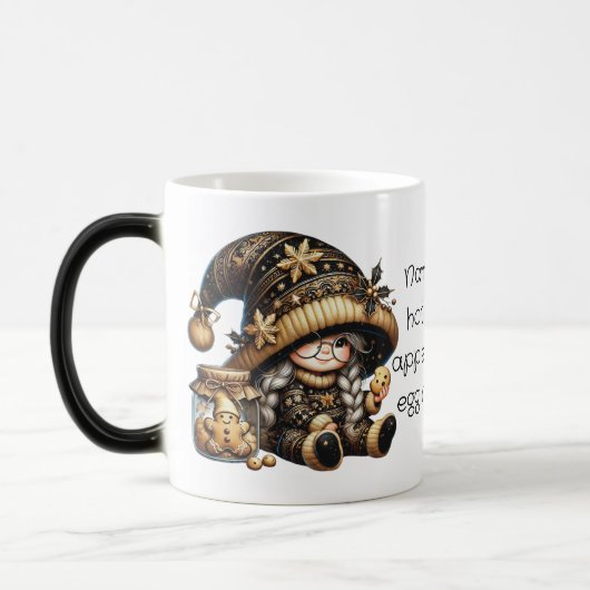 Maak Je Eigen Magische Kerstkabouter Koekpot Mok (Links)