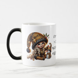 Maak Je Eigen Magische Kerstman Dwerg Sneeuwman Mok