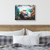 Maak je eigen magische Kinder kamer muurkunst Canvas Afdruk (Insitu (Slaapkamer))