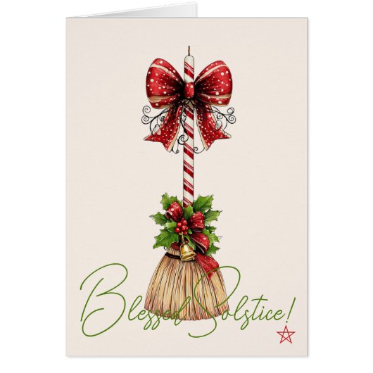 Maak Je Eigen Magische Pepermunt Yule Bezem (Voorkant)