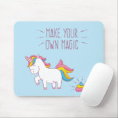 Maak je eigen Magische Unicorn Poop Mousepad Muismat (Met muis)