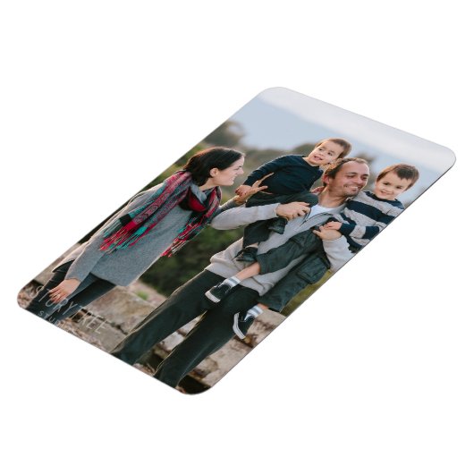 Maak je eigen MAGNET PHOTO - Voeg foto's en tekst  Magneet (Linkerzijde)