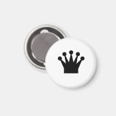 Maak je eigen magnetische schaakstukken - Black Qu Magneet (Voorkant / Achterkant)