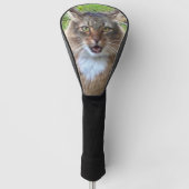 Maak Je Eigen Maine Coon Kat Foto Persoonlijk Golfheadcover (Voorkant)