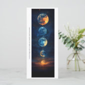Maak Je Eigen Many Moons Bladwijzerkaart (Staand voorkant)