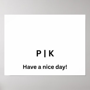 Maak Je Eigen Mat Paper Poster