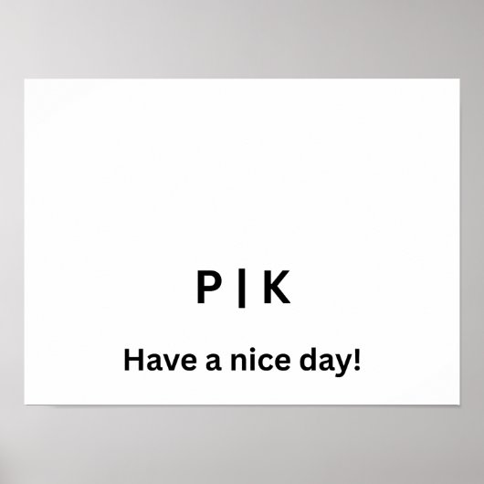 Maak Je Eigen Mat Paper Poster (Voorkant)