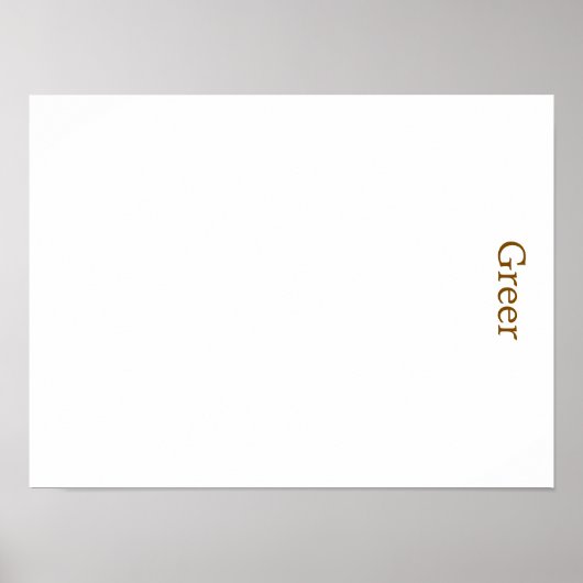 Maak Je Eigen Mat Paper Poster (Voorkant)