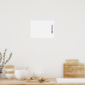 Maak Je Eigen Mat Paper Poster (Keuken)