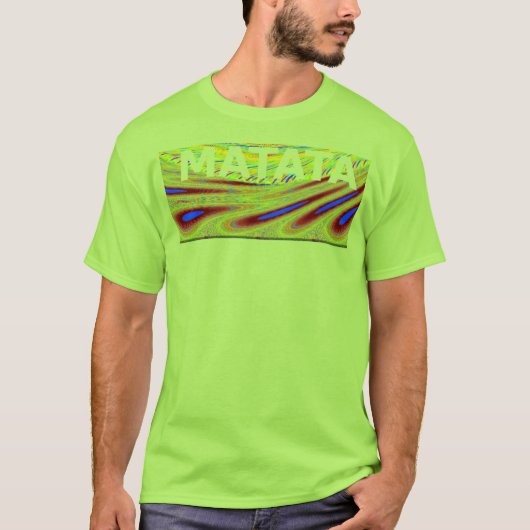 Maak je eigen Matata Basic T-Shirt sjabloon (Voorkant)