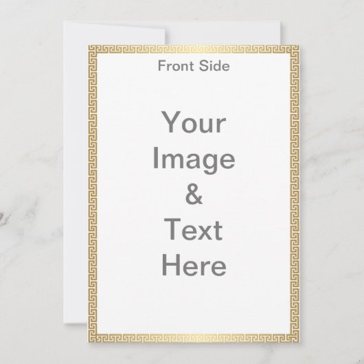 Maak je eigen Matte 5x7 voor- en achtervaderdag Kaart (Voorkant)