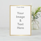 Maak je eigen Matte 5x7 voor- en achtervaderdag Kaart (Staand voorkant)