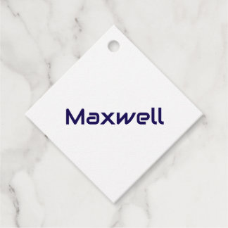 Maak je eigen matte diamantvormige favor-taglabels bedankjes labels