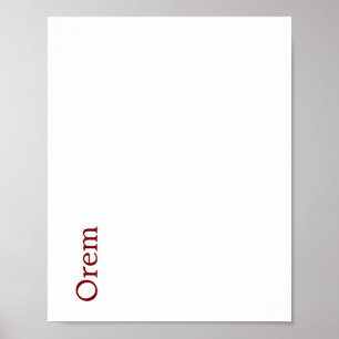 Maak Je Eigen Matte Poster