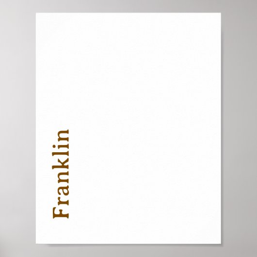 Maak Je Eigen Matte Poster (Voorkant)