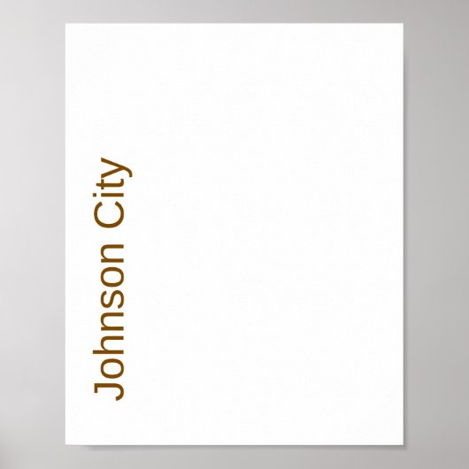 Maak Je Eigen Matte Poster (Voorkant)