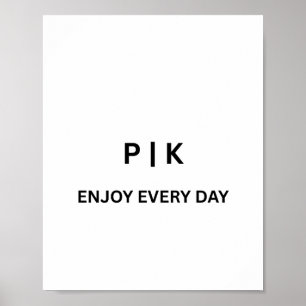 Maak Je Eigen Matte Poster