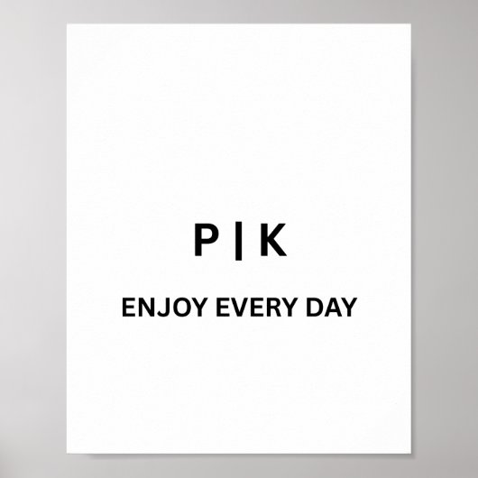 Maak Je Eigen Matte Poster (Voorkant)