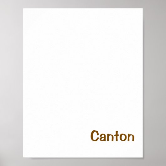 Maak Je Eigen Matte Poster (Voorkant)