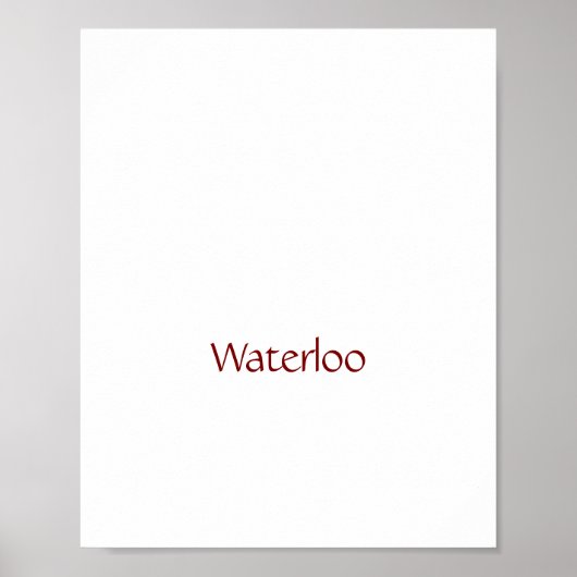 Maak Je Eigen Matte Poster (Voorkant)