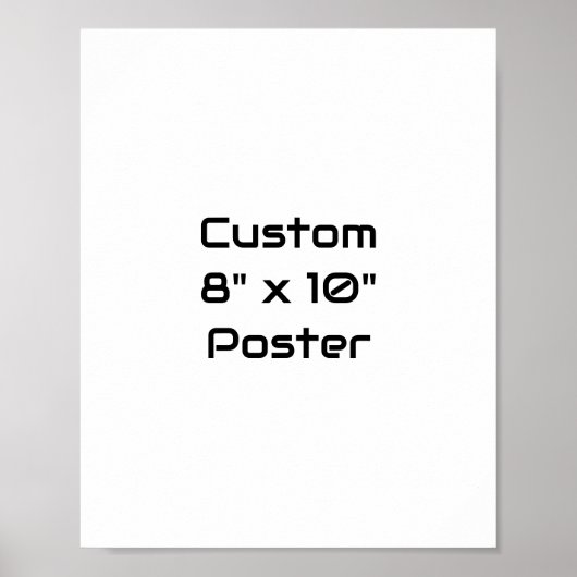 Maak Je Eigen Matte Poster (Voorkant)