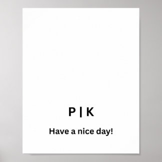 Maak Je Eigen Matte Poster