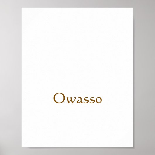 Maak Je Eigen Matte Poster (Voorkant)