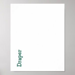 Maak Je Eigen Matte Poster