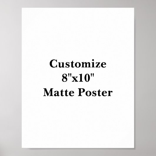 Maak je eigen matte poster (Voorkant)