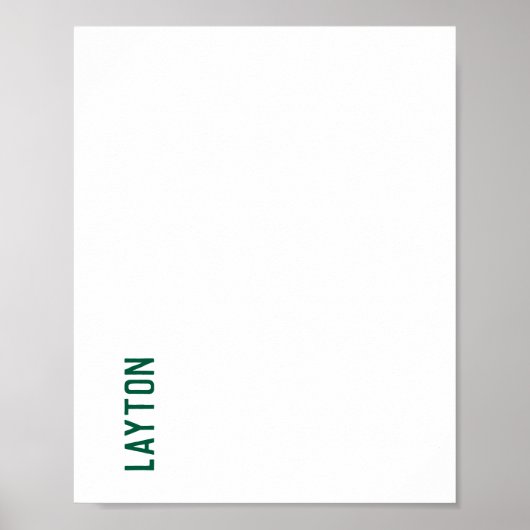 Maak Je Eigen Matte Poster (Voorkant)