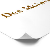 Maak Je Eigen Matte Poster (Hoek)